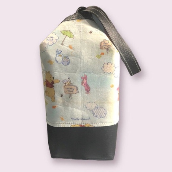 Reusable Foldable Grocery Bag Tote Winnie the Pooh Bear Shopping Tote Market bag - Picture 2 of 8